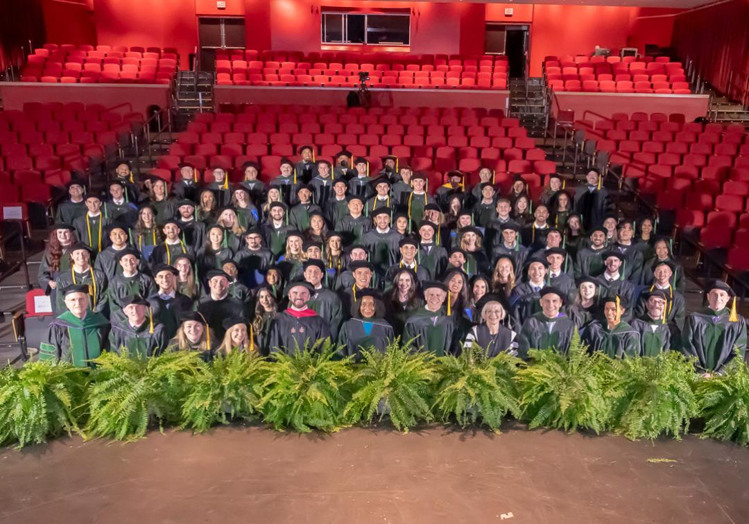 Group photo of the Class of 2024 after the graduation ceremony.