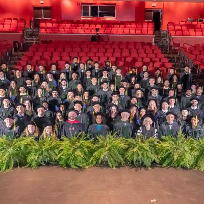 Group photo of the Class of 2024 after the graduation ceremony.