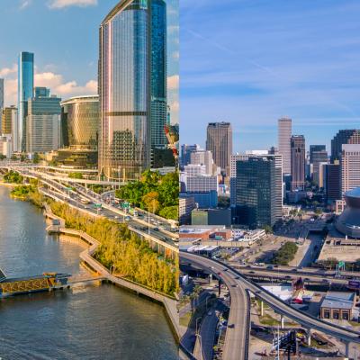Brisbane and New Orleans