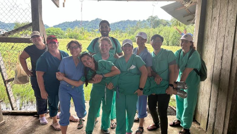 UQ-Ochsner students in Panama