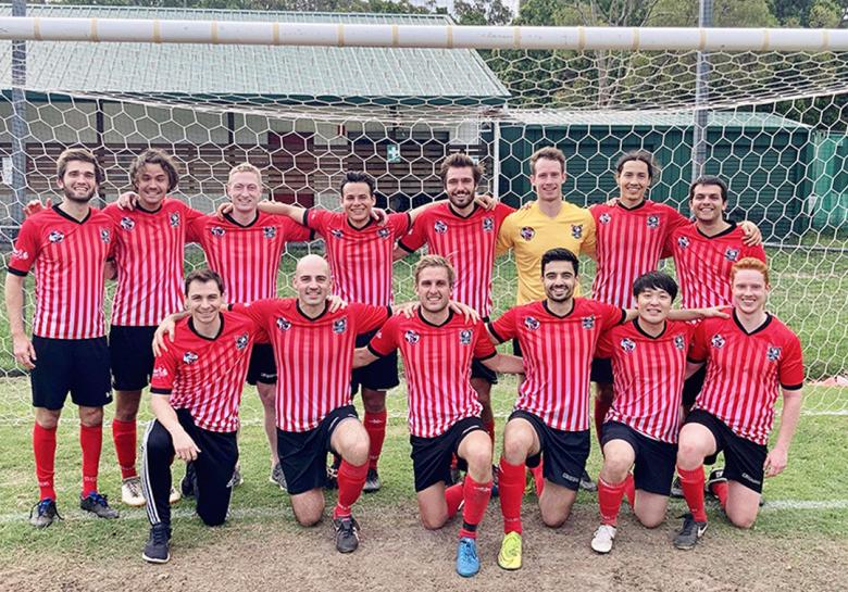 2nd year club soccer at UQ