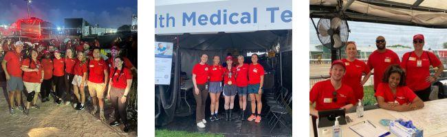 UQ-Ochsner medical students volunteer at New Orleans Jazz & Heritage Festival 