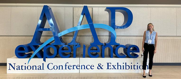 UQ-Ochsner medical student Billie Patterson at the AAP Conference