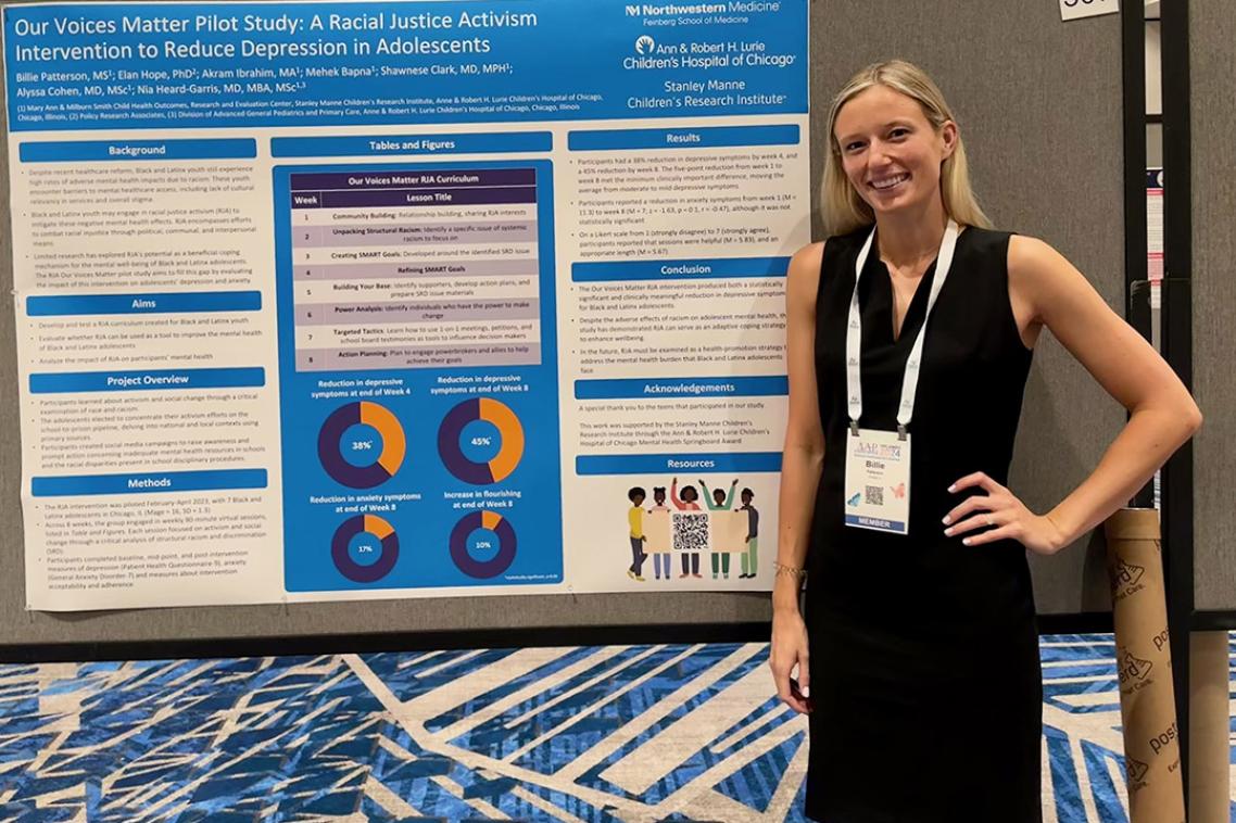 UQ-Ochsner medical student Billie Patterson at the AAP Conference